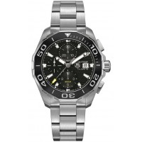 Tag Heuer Aquaracer Chronograph Black Dial Men's Watch CAY211A-BA0927